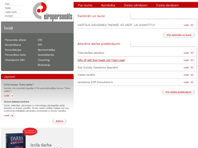 Eiro Personāls, SIA